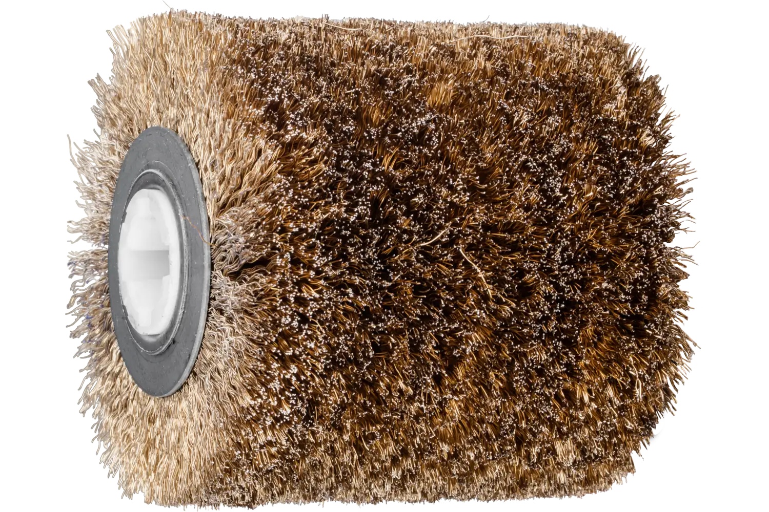 Picture of Pferd Drum Brush 4" Dia X 4" Wide .010 Carbon Steel 3/4" Square Drive